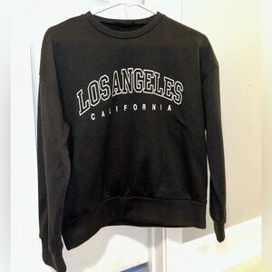 Cute black Los Angeles California crewneck